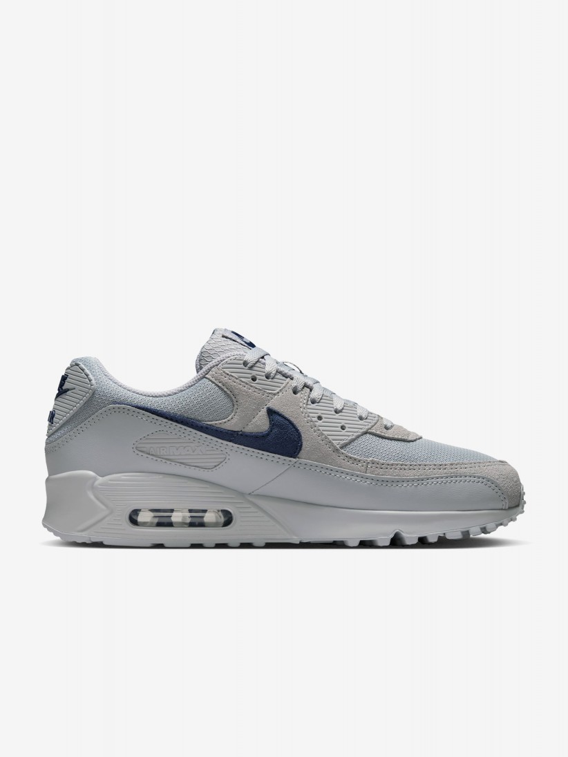 Sapatilhas Nike Air Max 90 Cinzentas e Azuis Para Homem