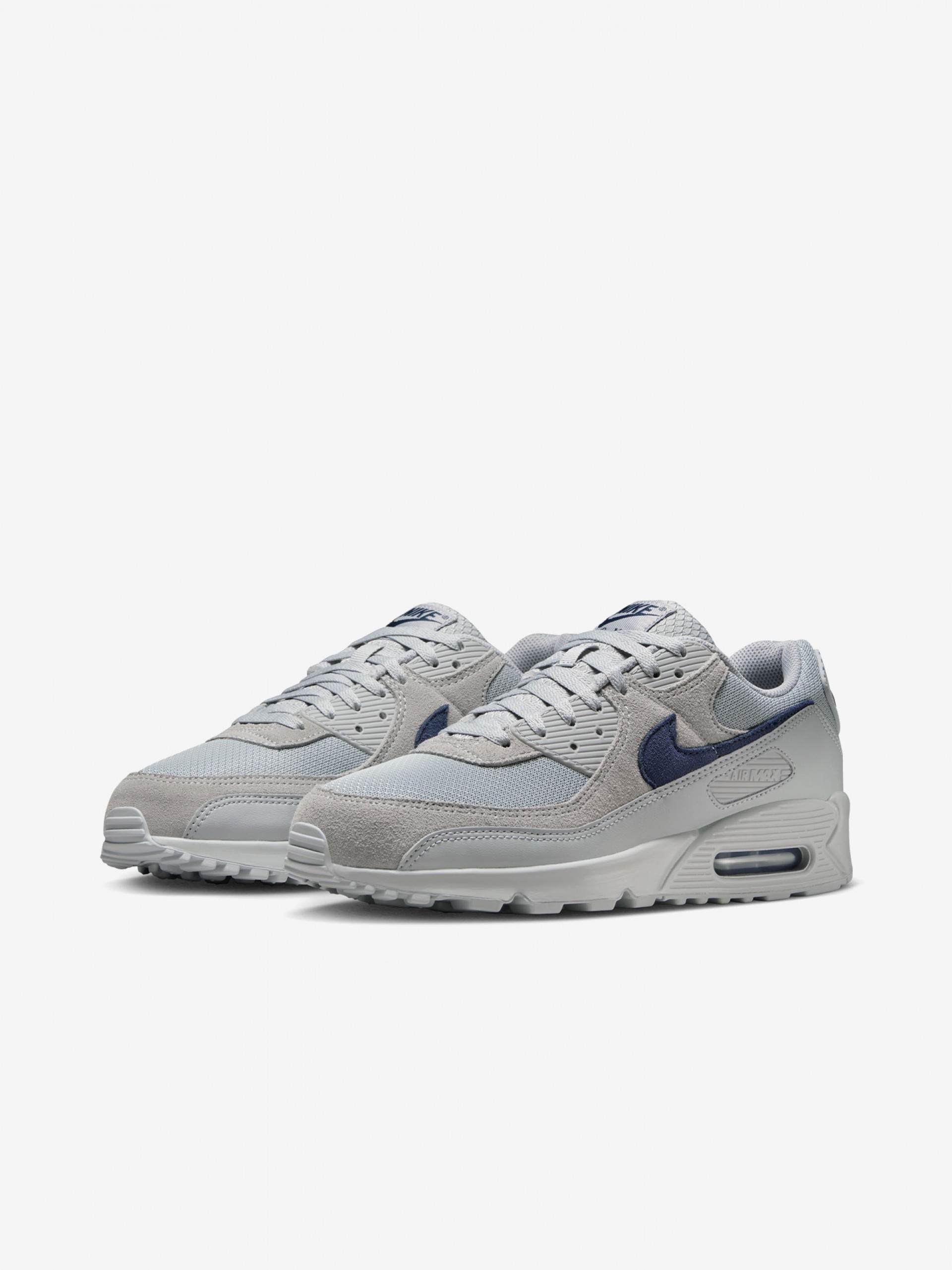 Sapatilhas Nike Air Max 90 Cinzentas e Azuis Para Homem
