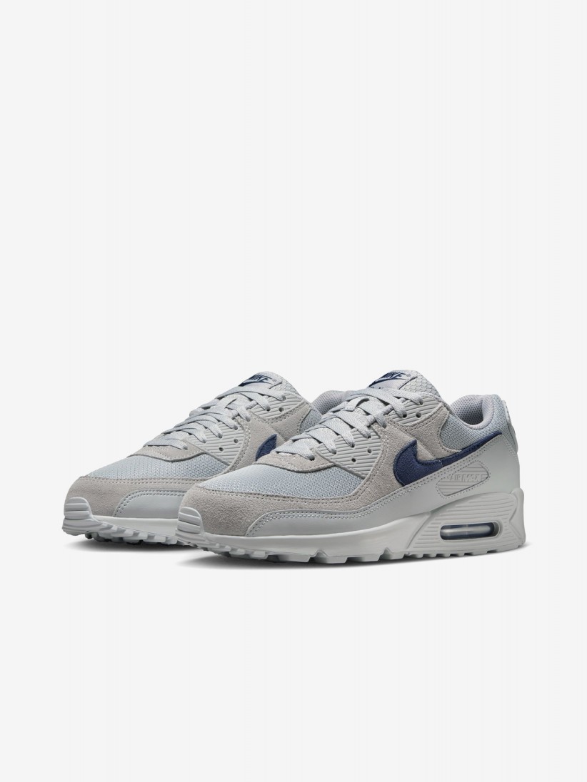 Sapatilhas Nike Air Max 90 Cinzentas e Azuis Para Homem