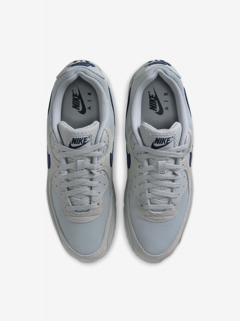 Sapatilhas Nike Air Max 90 Cinzentas e Azuis Para Homem