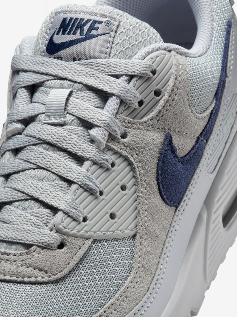 Sapatilhas Nike Air Max 90 Cinzentas e Azuis Para Homem