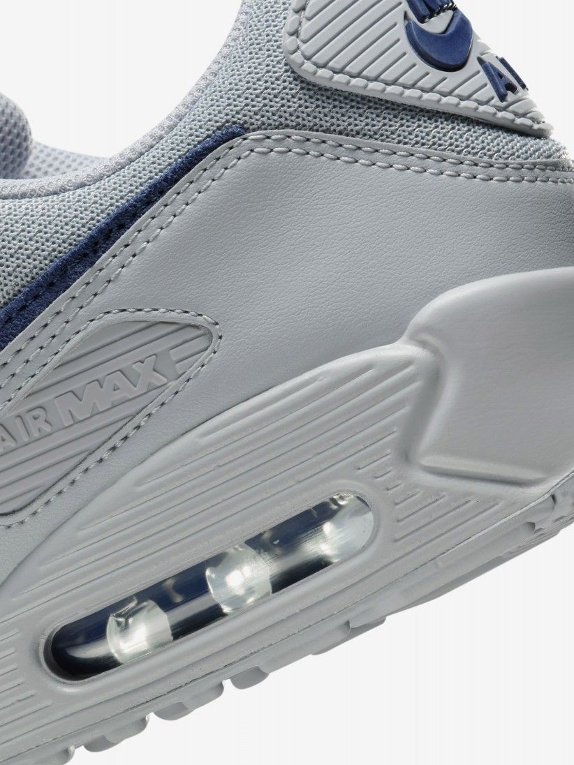 Sapatilhas Nike Air Max 90 Cinzentas e Azuis Para Homem