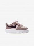 Zapatillas Nike Force 1 Low EasyOn Essential+ Rosa y Marrones De Piel y Gamuza Para Beb�