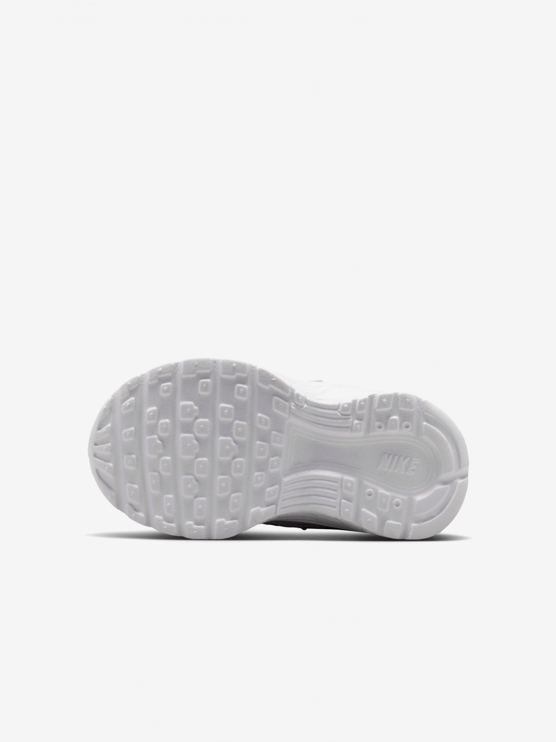 Nike P-6000 White and Silver Sneakers For Baby
