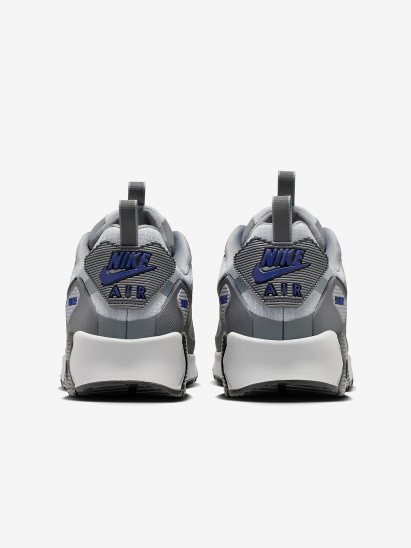 Zapatillas Nike Air Max 90 Grises y Azules Para Hombre Zapatillas Nike Air Max 90 Grises y Azules Para Hombre