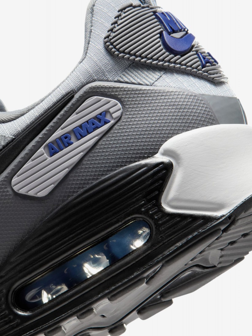 Zapatillas Nike Air Max 90 Grises y Azules Para Hombre Zapatillas Nike Air Max 90 Grises y Azules Para Hombre