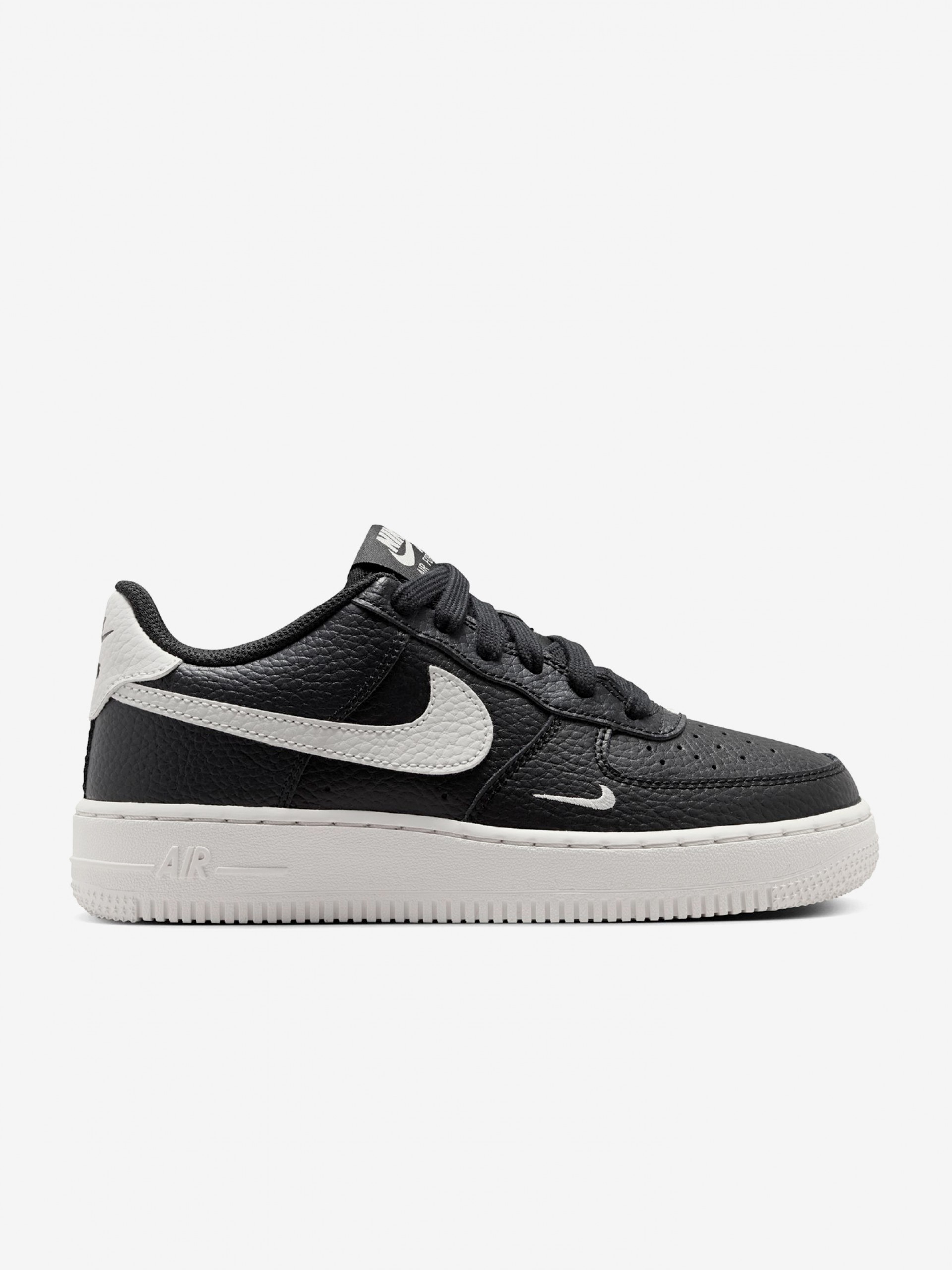 Zapatillas Nike Air Force 1 Negras y Blancas Júnior