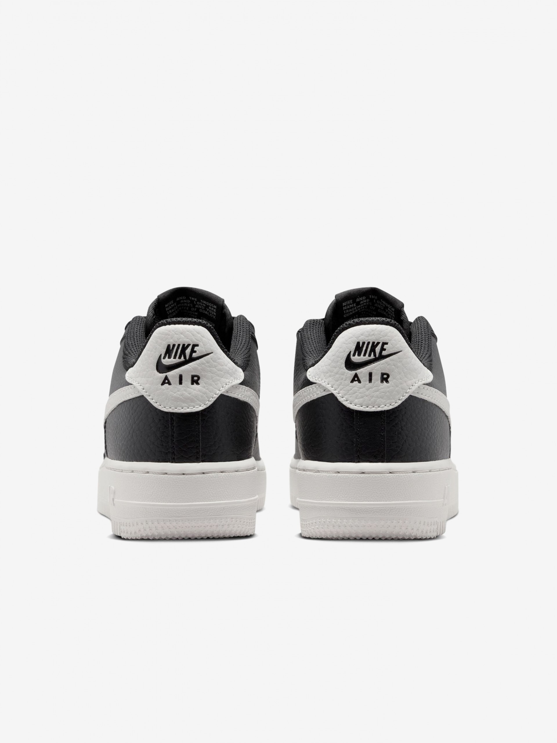 Nike Air Force 1 Black and White Junior Sneakers