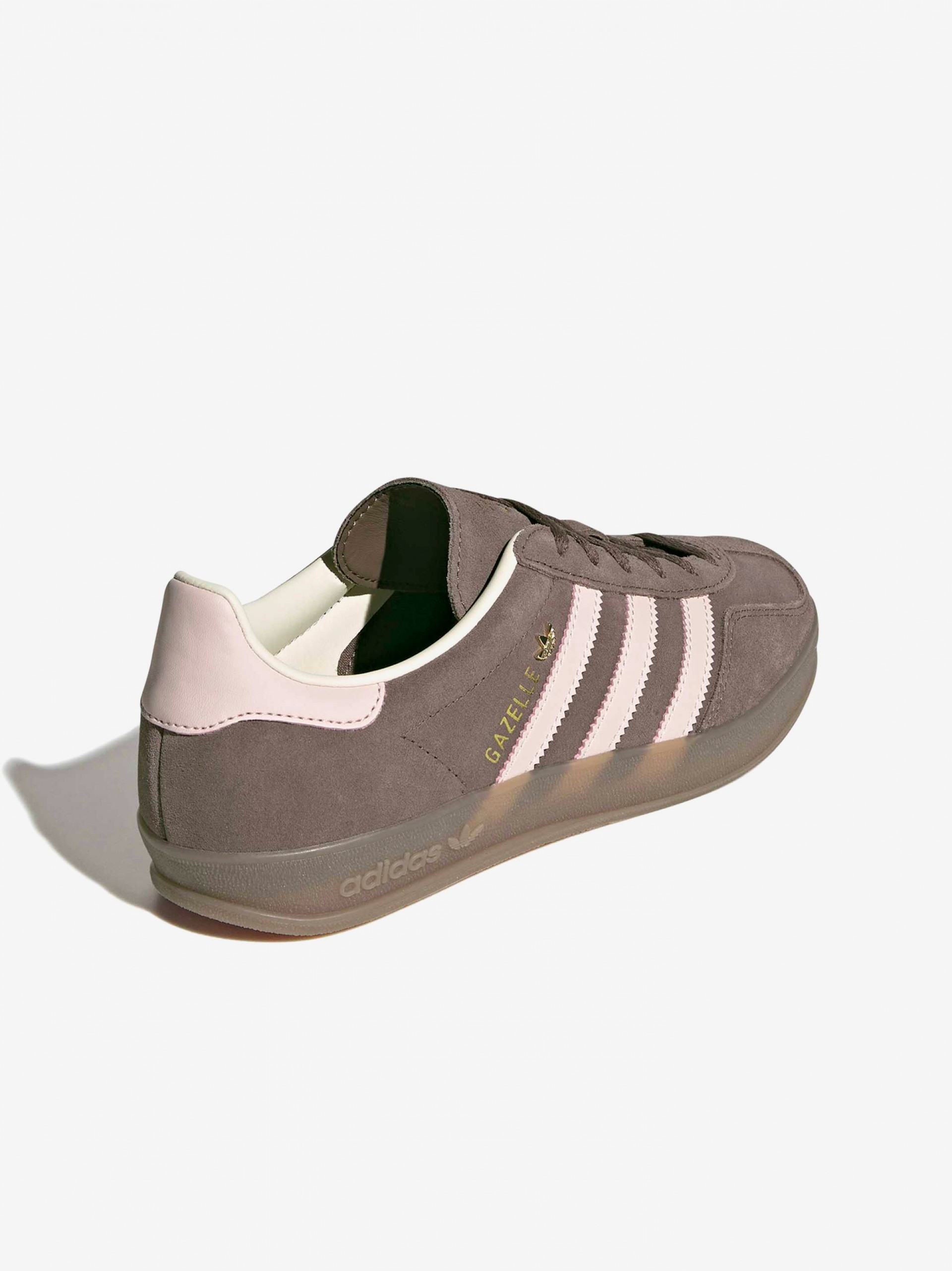 Sapatilhas Adidas Gazelle Indoor W Castanhas e Rosa