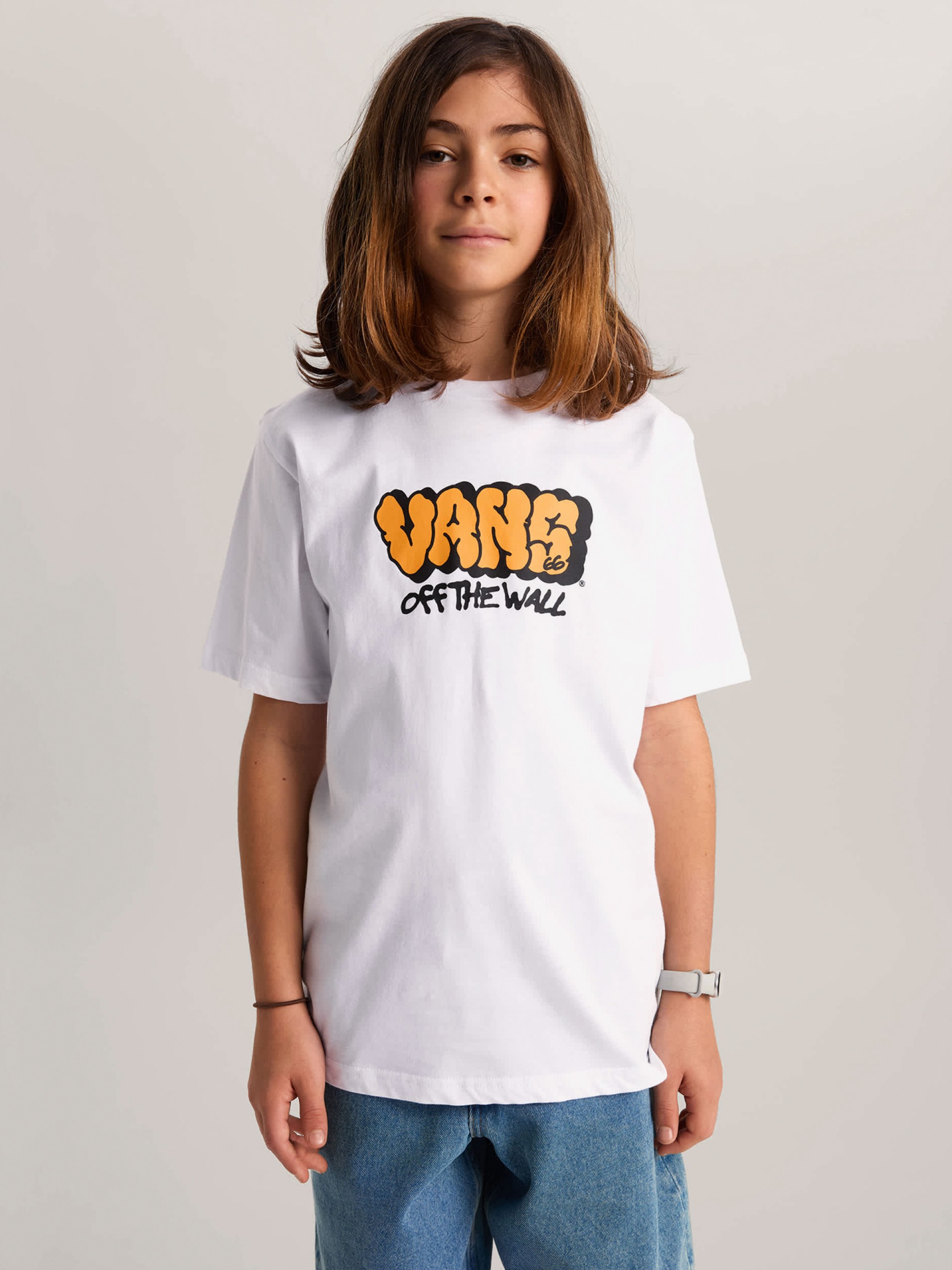 T-shirt Vans Graff Kids Branca
