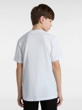 T-shirt Vans By Left Chest Kids Branca