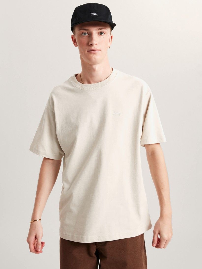Vans Left Chest II Loose Beige T-shirt Vans Left Chest II Loose Beige T-shirt