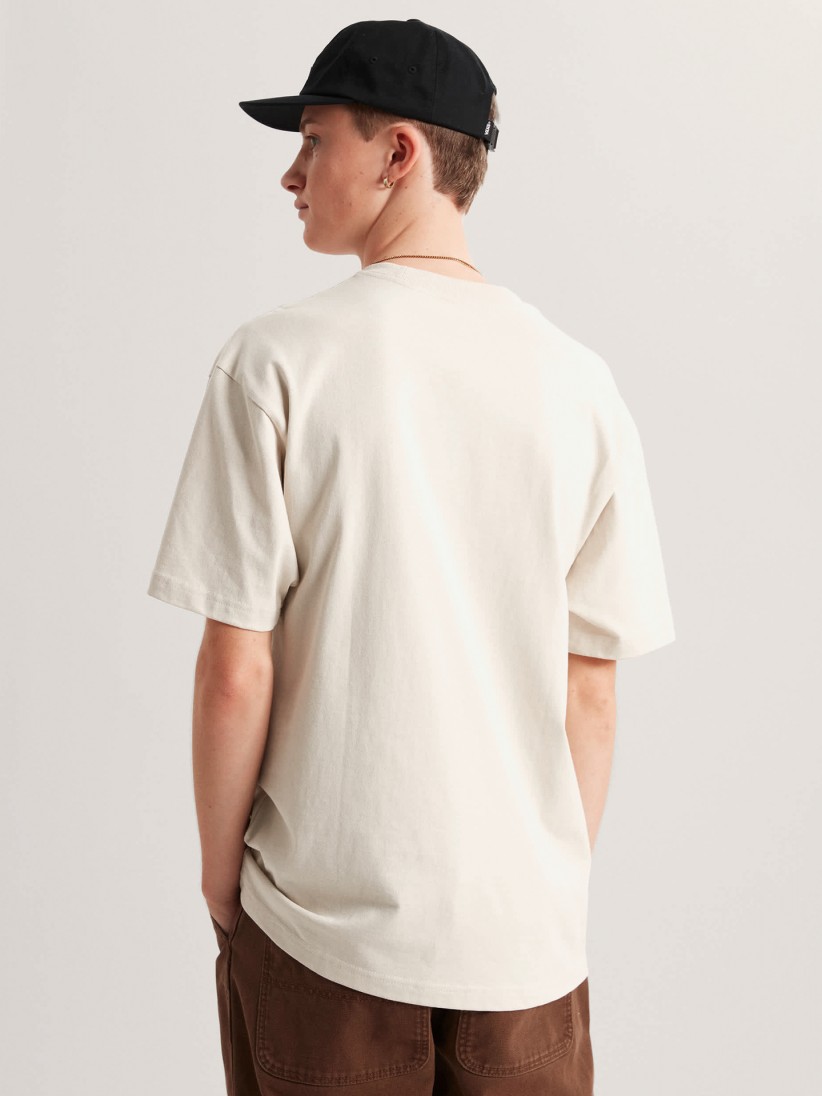 Vans Left Chest II Loose Beige T-shirt Vans Left Chest II Loose Beige T-shirt