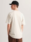 Vans Left Chest II Loose Beige T-shirt Vans Left Chest II Loose Beige T-shirt