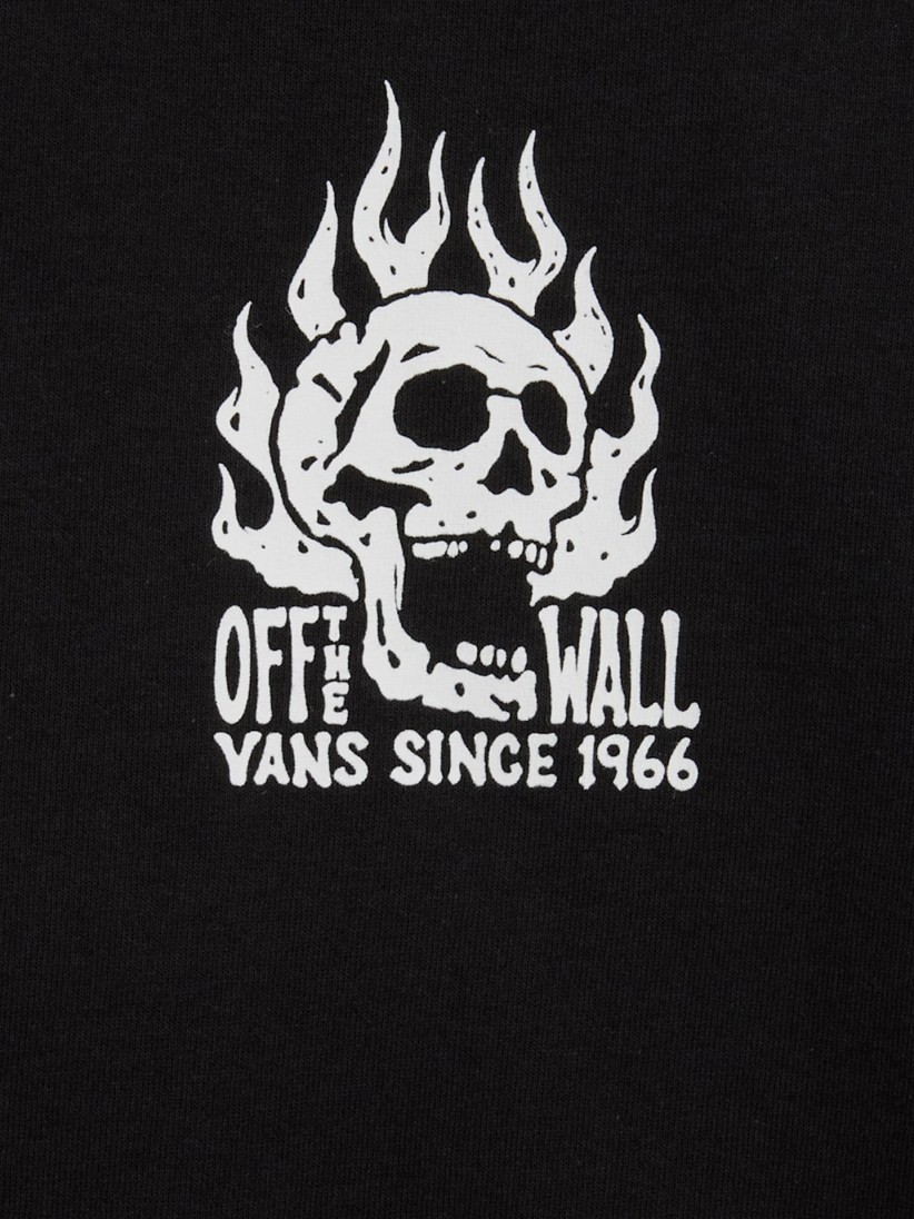 T-shirt Vans Off The Wall Fever Preta
