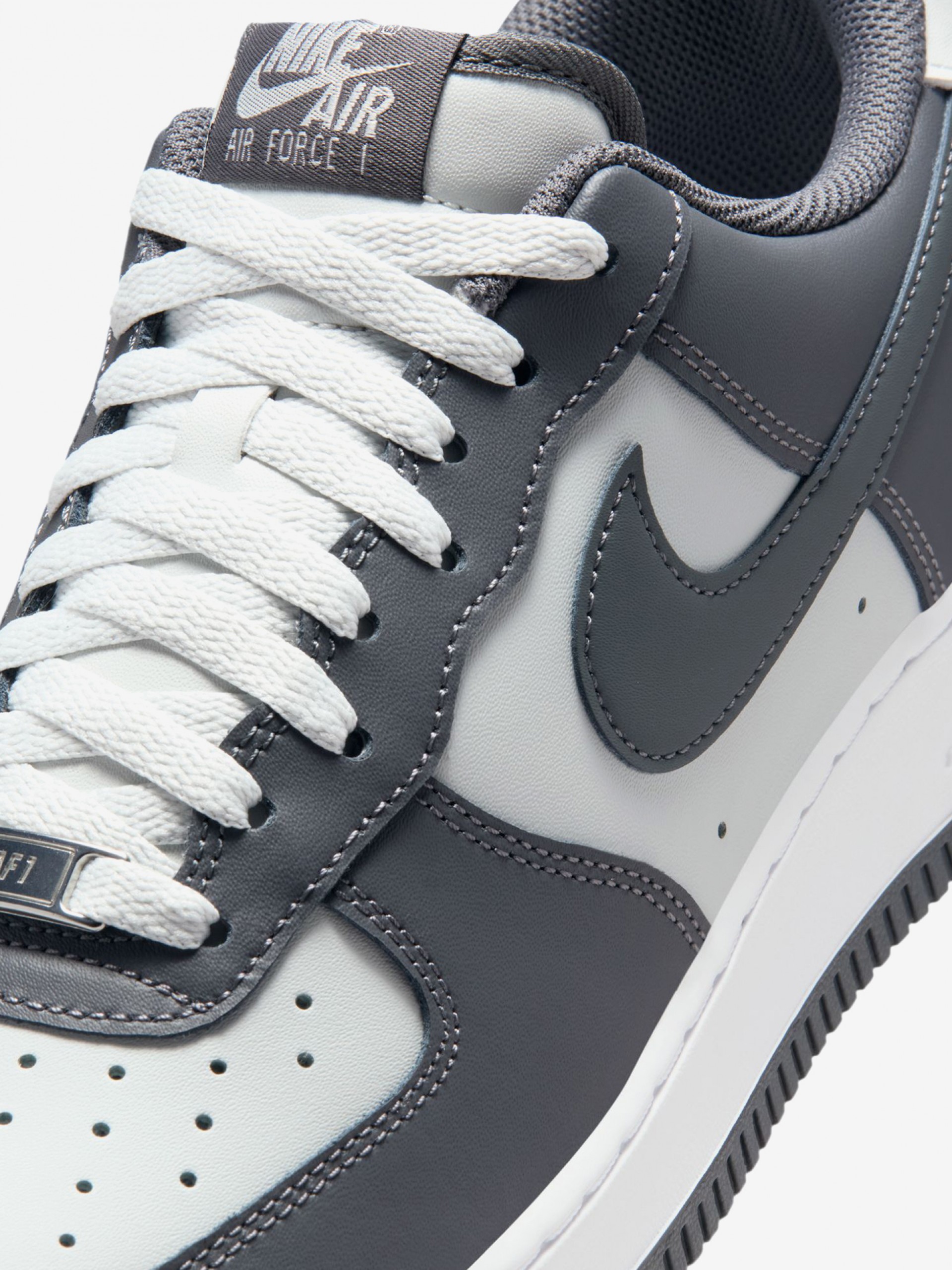 Nike Air Force 1 07 Grey Sneakers For Men