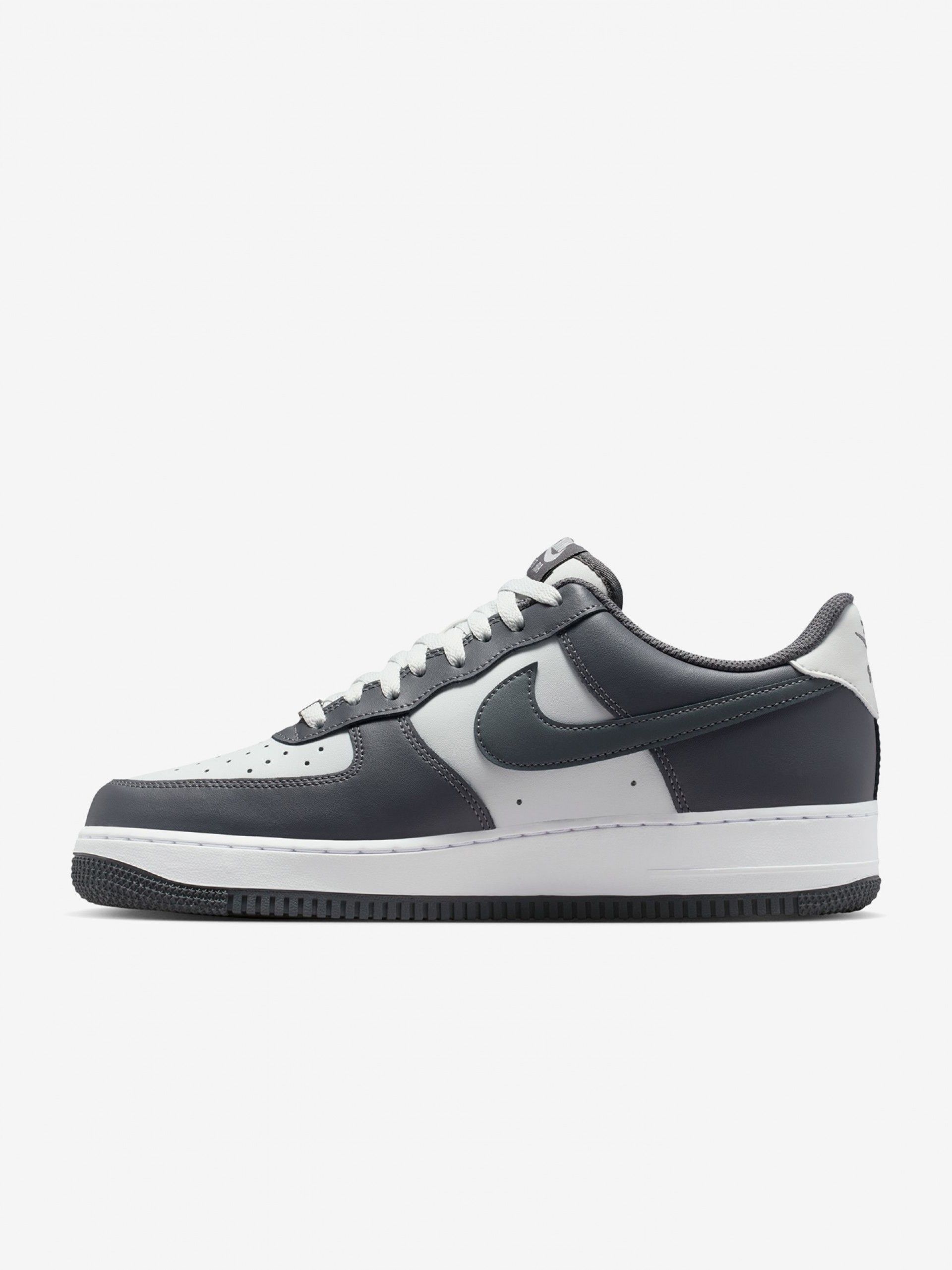 Nike Air Force 1 07 Grey Sneakers For Men