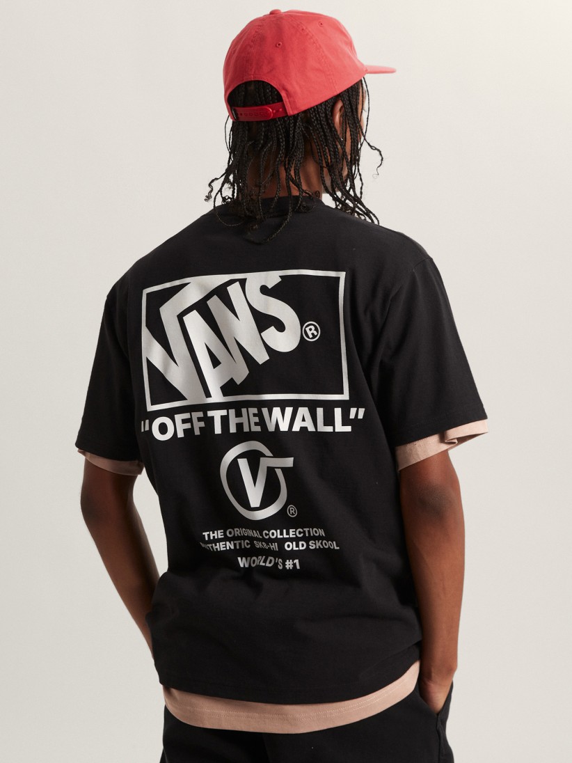 T-shirt Vans Stockpile Preta T-shirt Vans Stockpile Preta