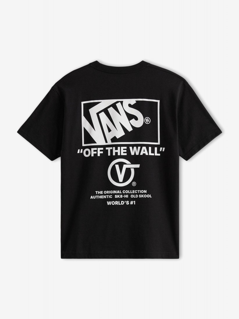 T-shirt Vans Stockpile Preta T-shirt Vans Stockpile Preta