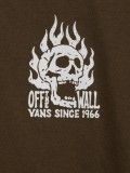Camiseta Vans Off The Wall Fever Marr�n