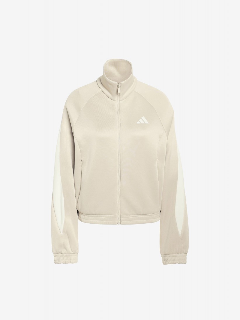 Adidas Stadium Track Trop W Beige Jacket