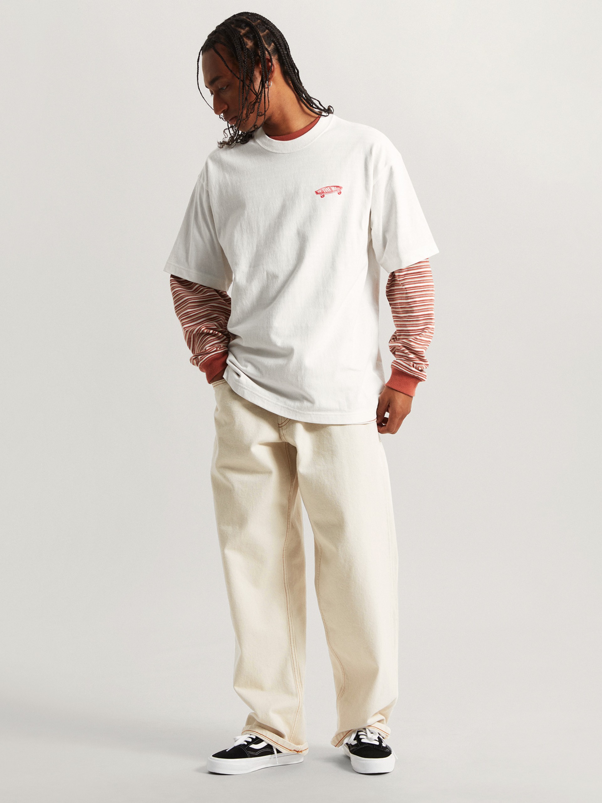 T-shirt Vans Premium Full Deck Branca