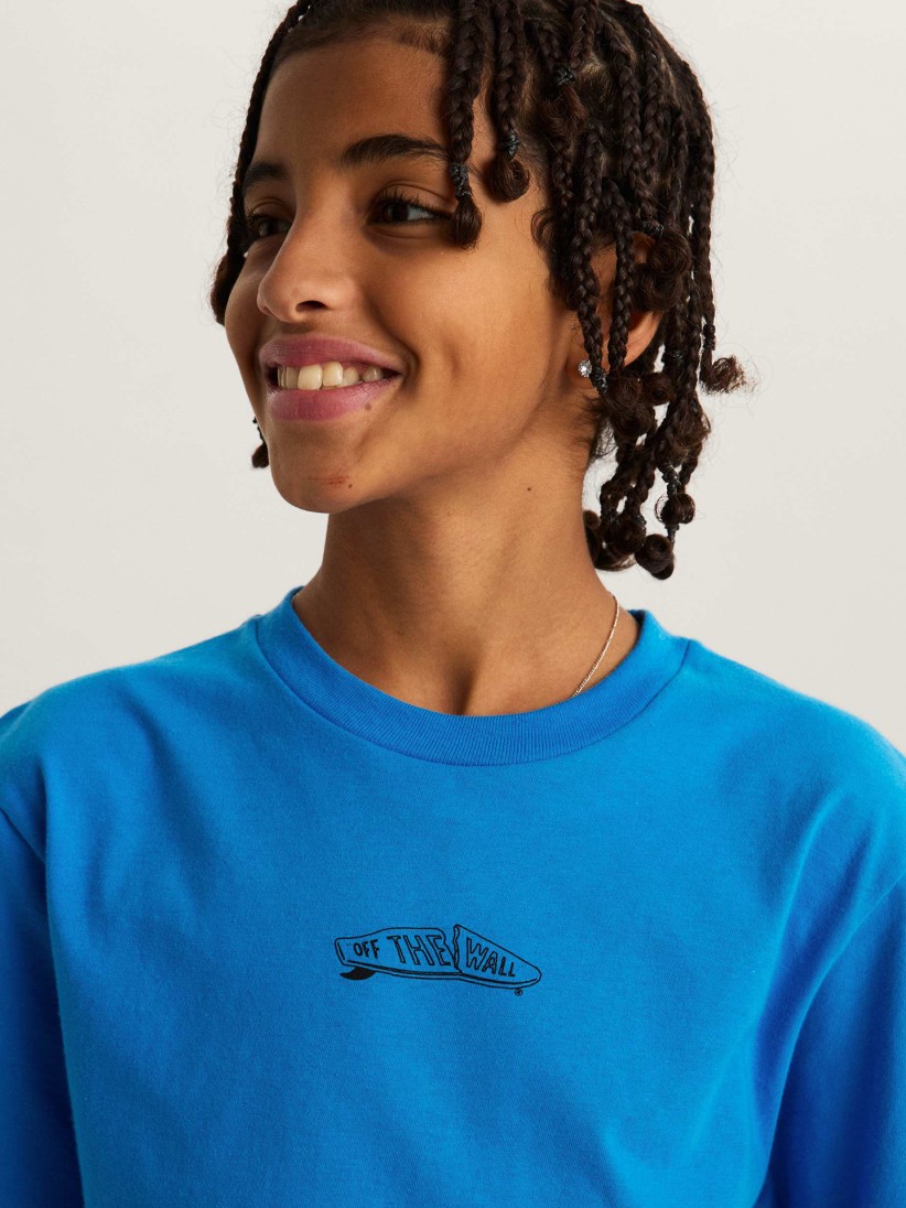 T-shirt Vans Crestline Kids Azul T-shirt Vans Crestline Kids Azul