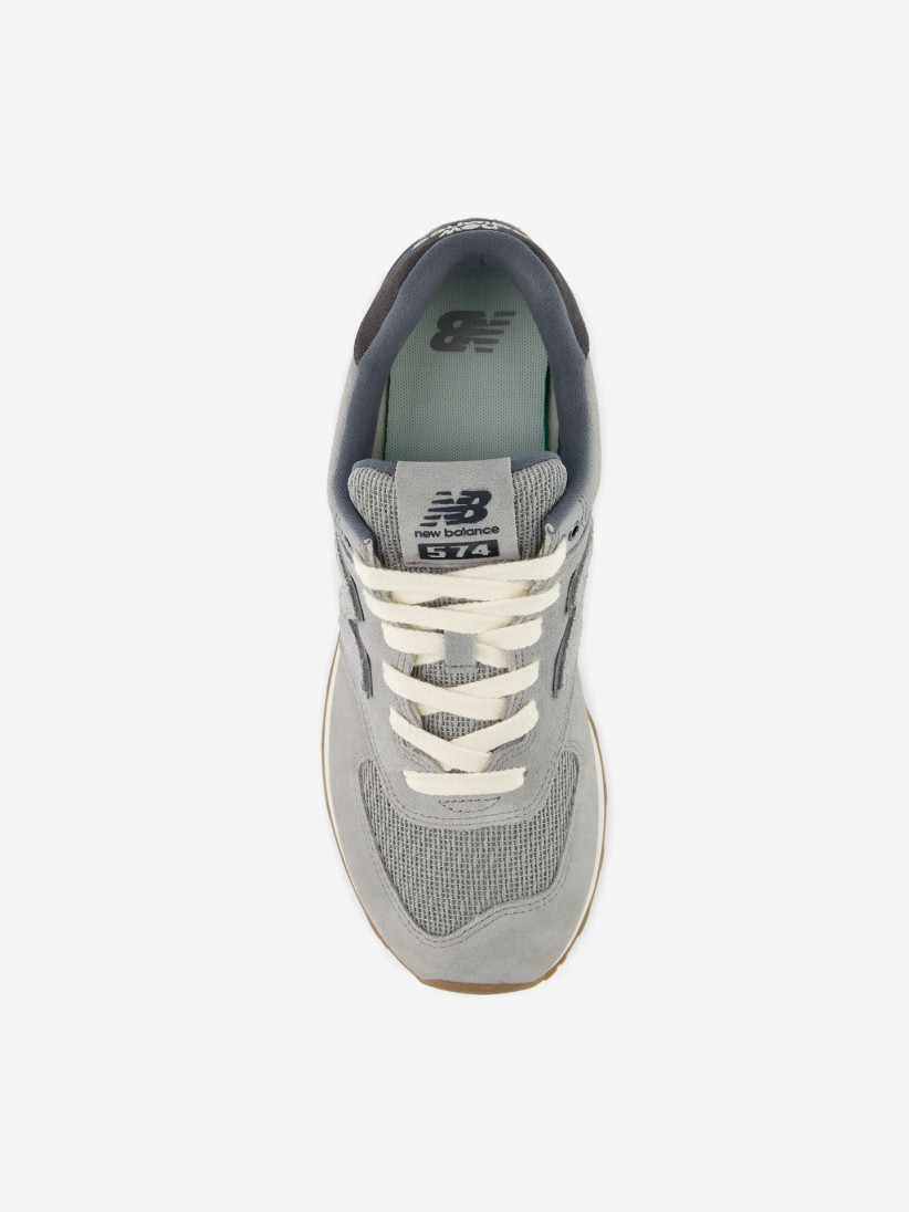 New Balance U574 V2 Grey and Blue Sneakers