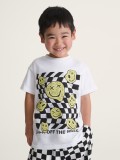 T-shirt Vans Twisted Joy Kids Branca T-shirt Vans Twisted Joy Kids Branca