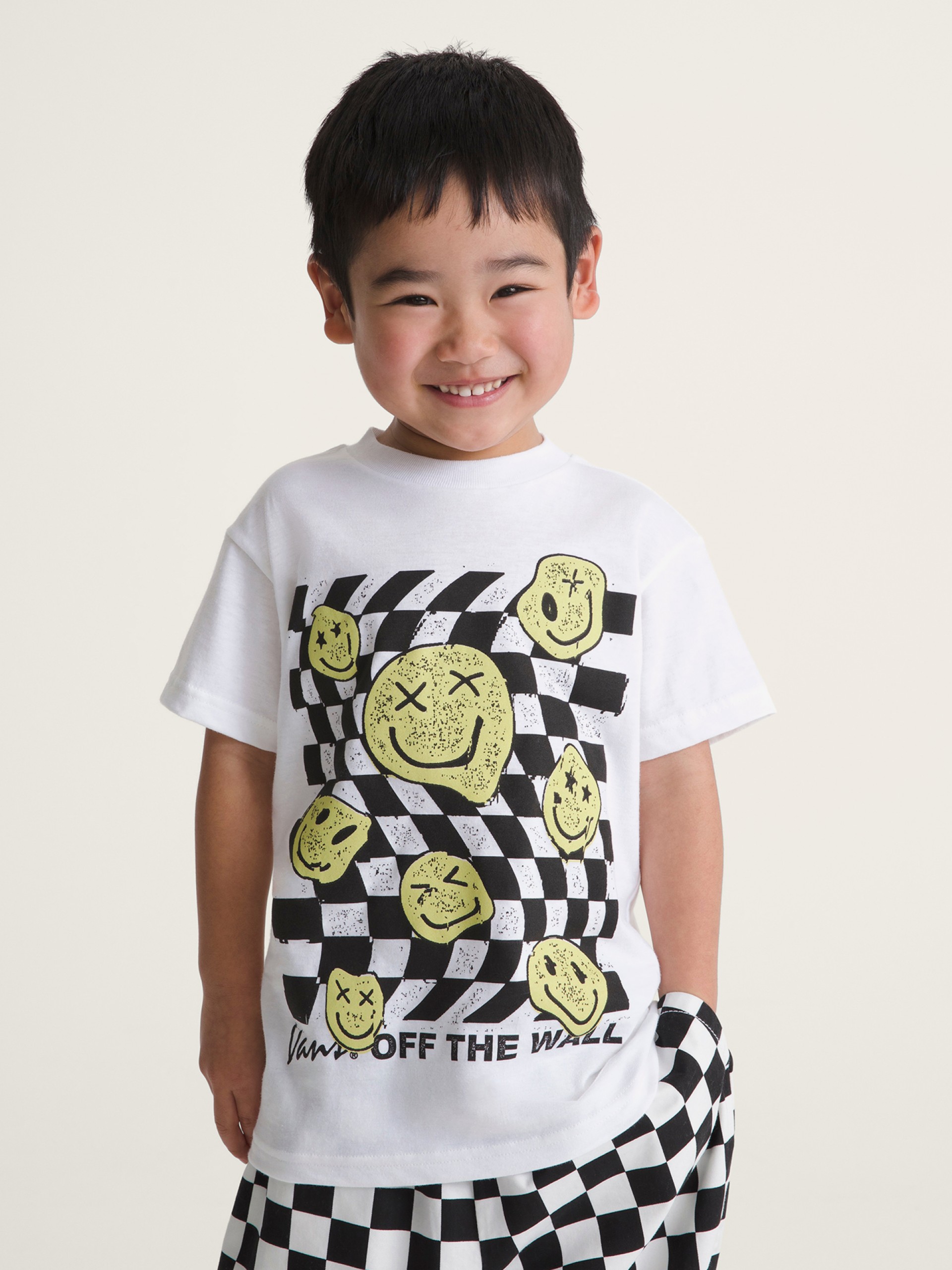 T-shirt Vans Twisted Joy Kids Branca