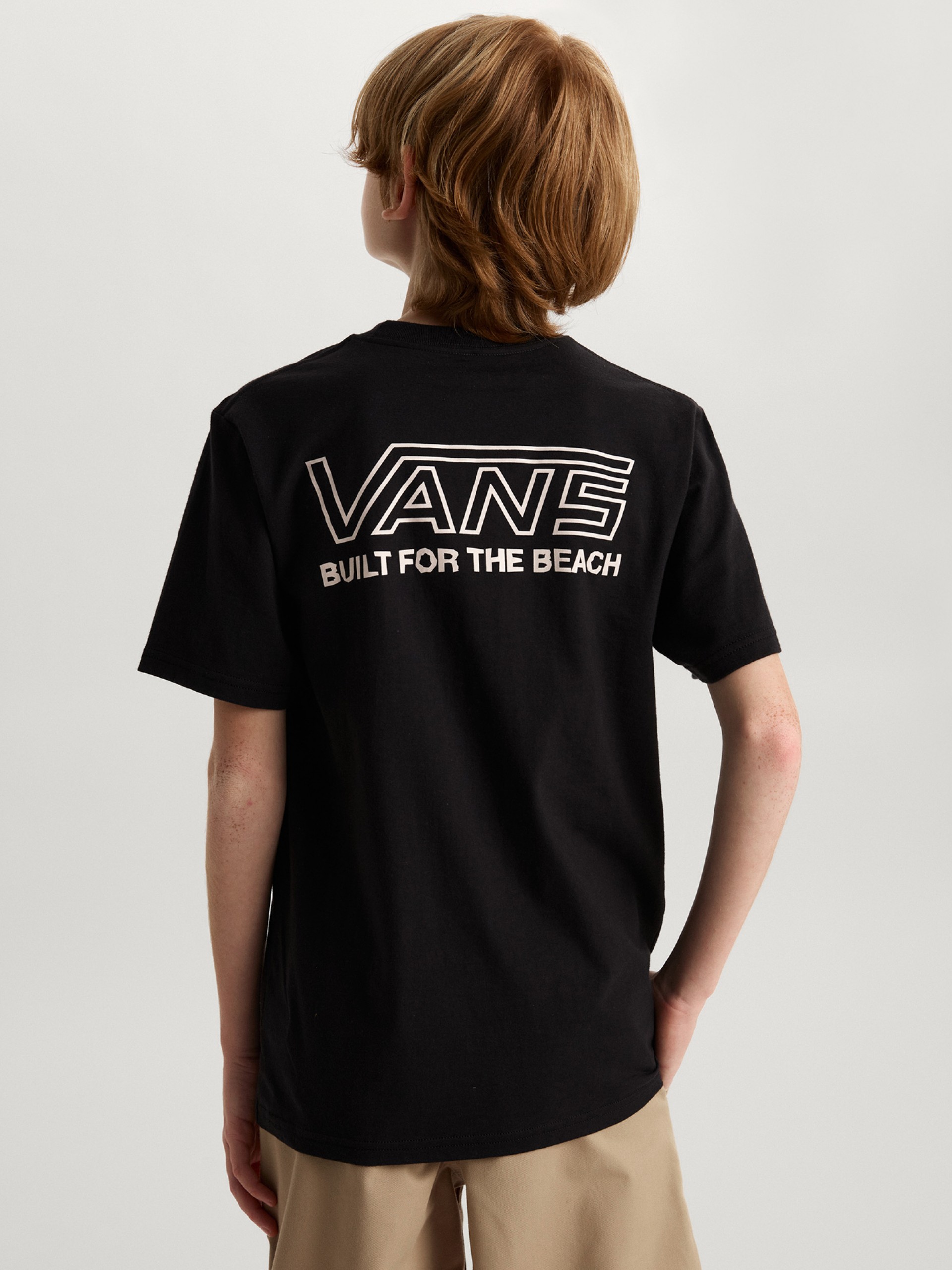 Camiseta Vans Crestline Kids Negra