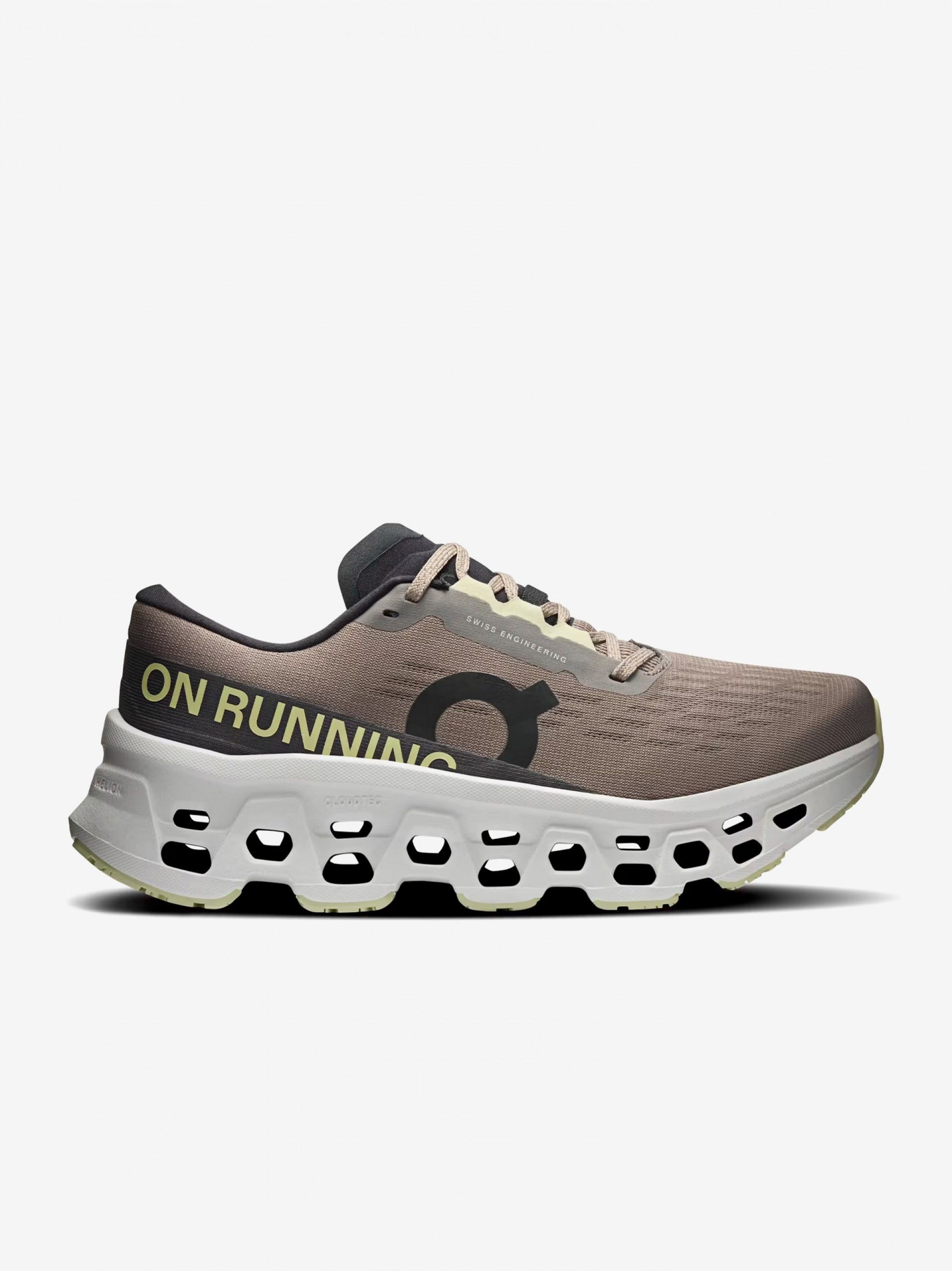 On Running Cloudmonster 3 Brown and Green W Running Trainers