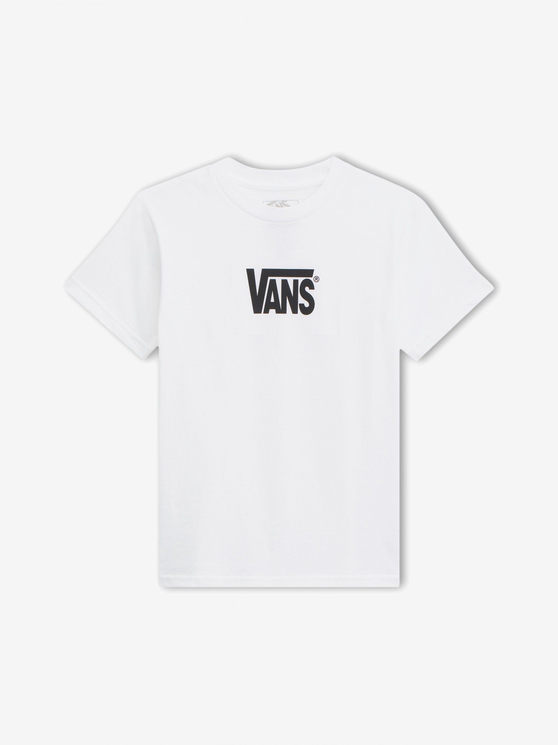Camiseta Vans Stretch Logo Kids Blanca