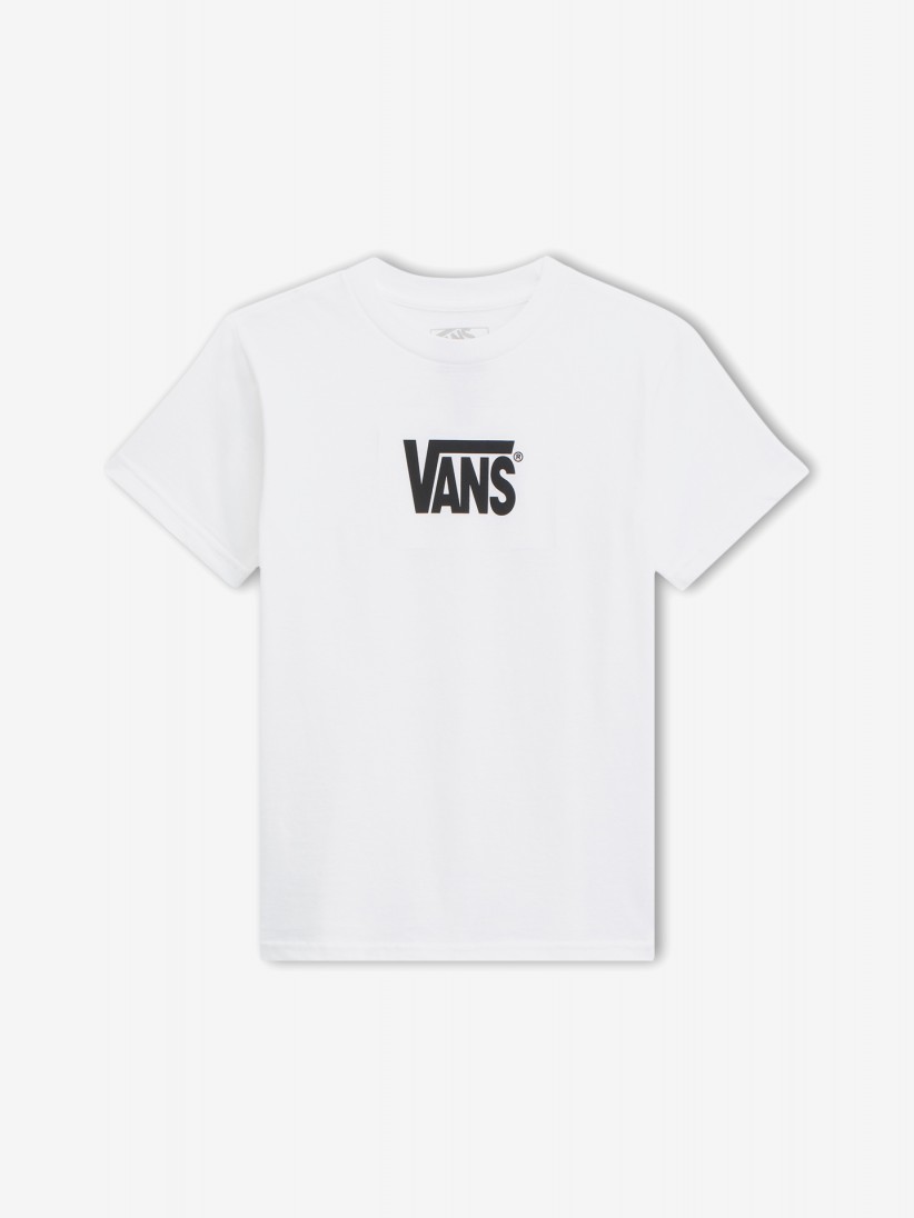 T-shirt Vans Stretch Logo Kids Branca T-shirt Vans Stretch Logo Kids Branca