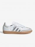 Sapatilhas Adidas Samba OG W Brancas, Prateadas e Bege Sapatilhas Adidas Samba OG W Brancas, Prateadas e Bege