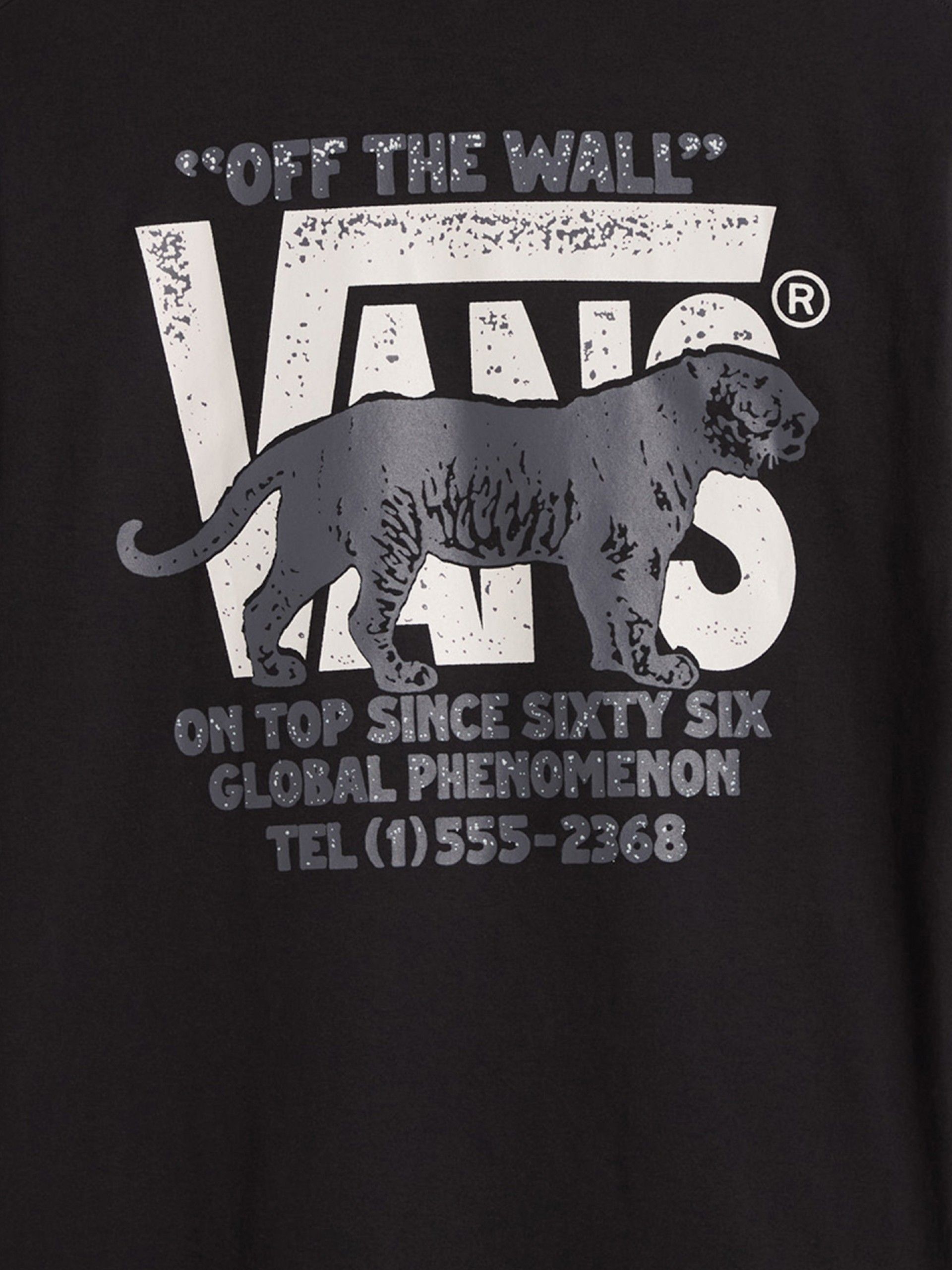T-shirt Vans Awaken Tiger Preta
