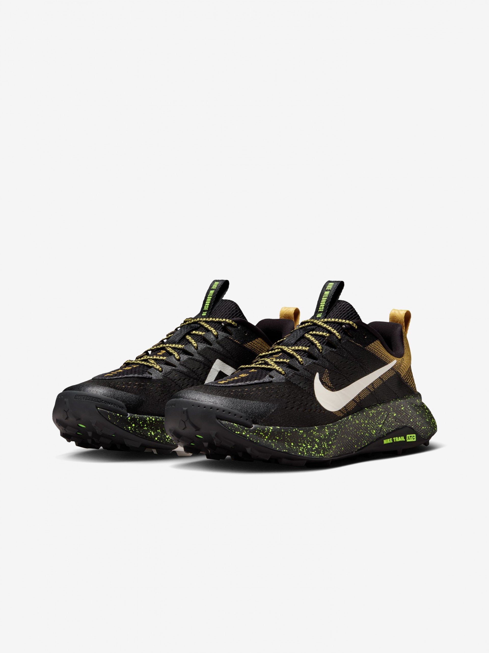 Zapatillas de Trail Nike Wildhorse 10 Negras y Verdes Para Hombre