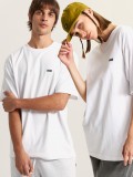 T-shirt Vans Left Chest II Loose Branca