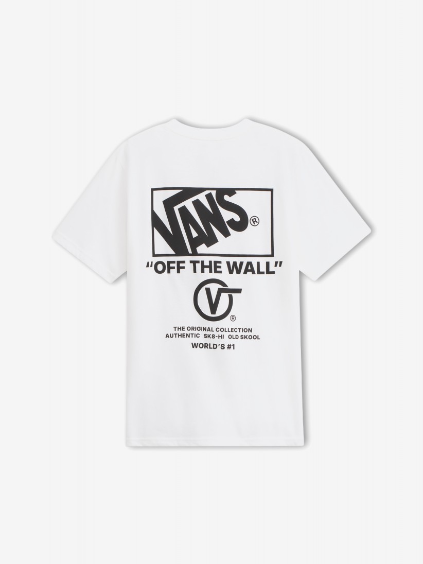 Vans Stacked Hi Kids White T-shirt