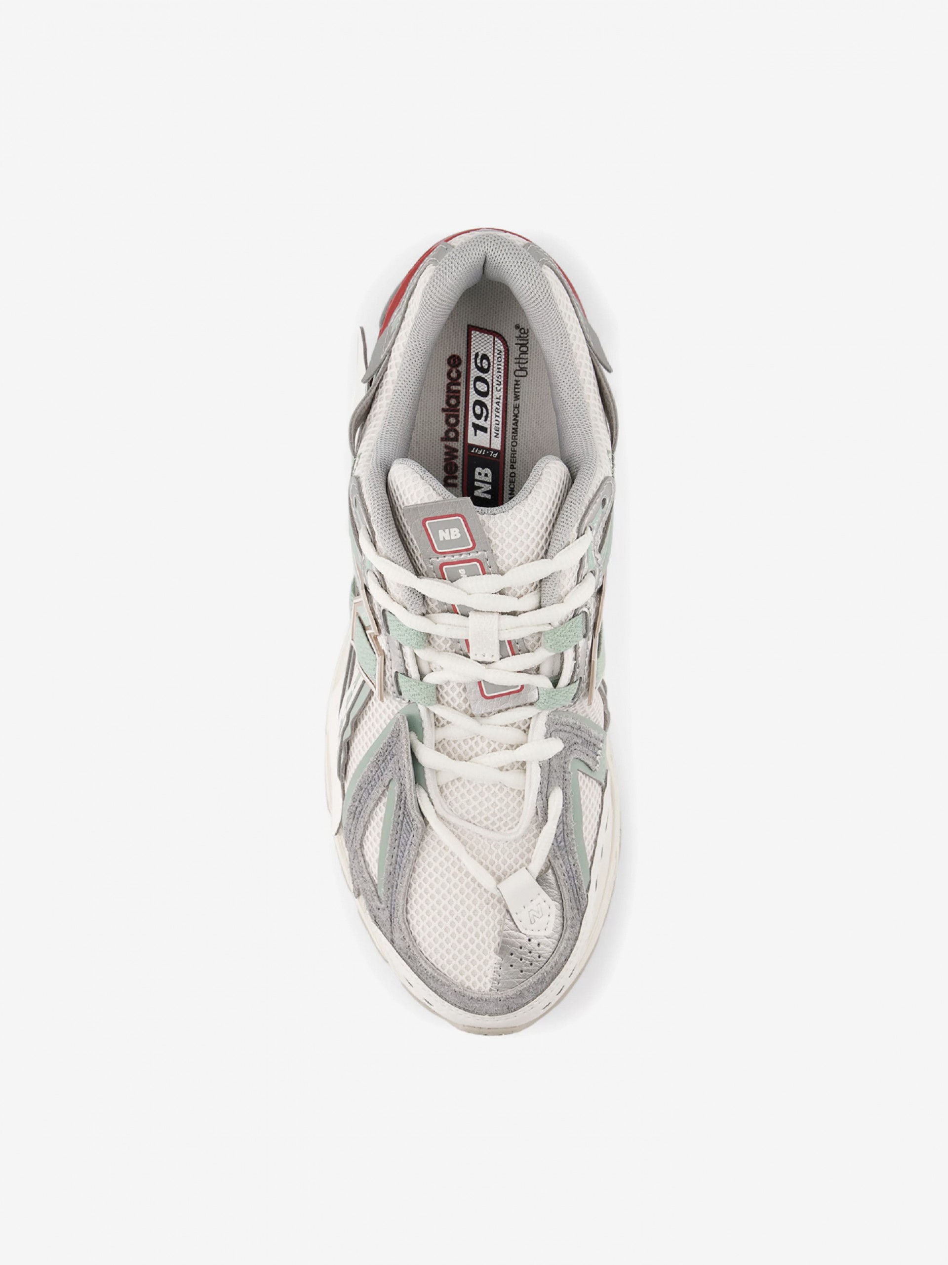 New Balance U1906A V1 White, Green and Red Sneakers
