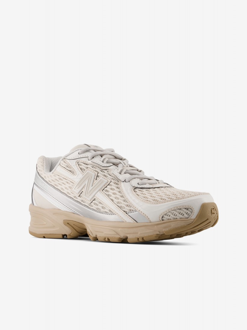 Sapatilhas New Balance U740 V2 Bege e Prateadas Sapatilhas New Balance U740 V2 Bege e Prateadas