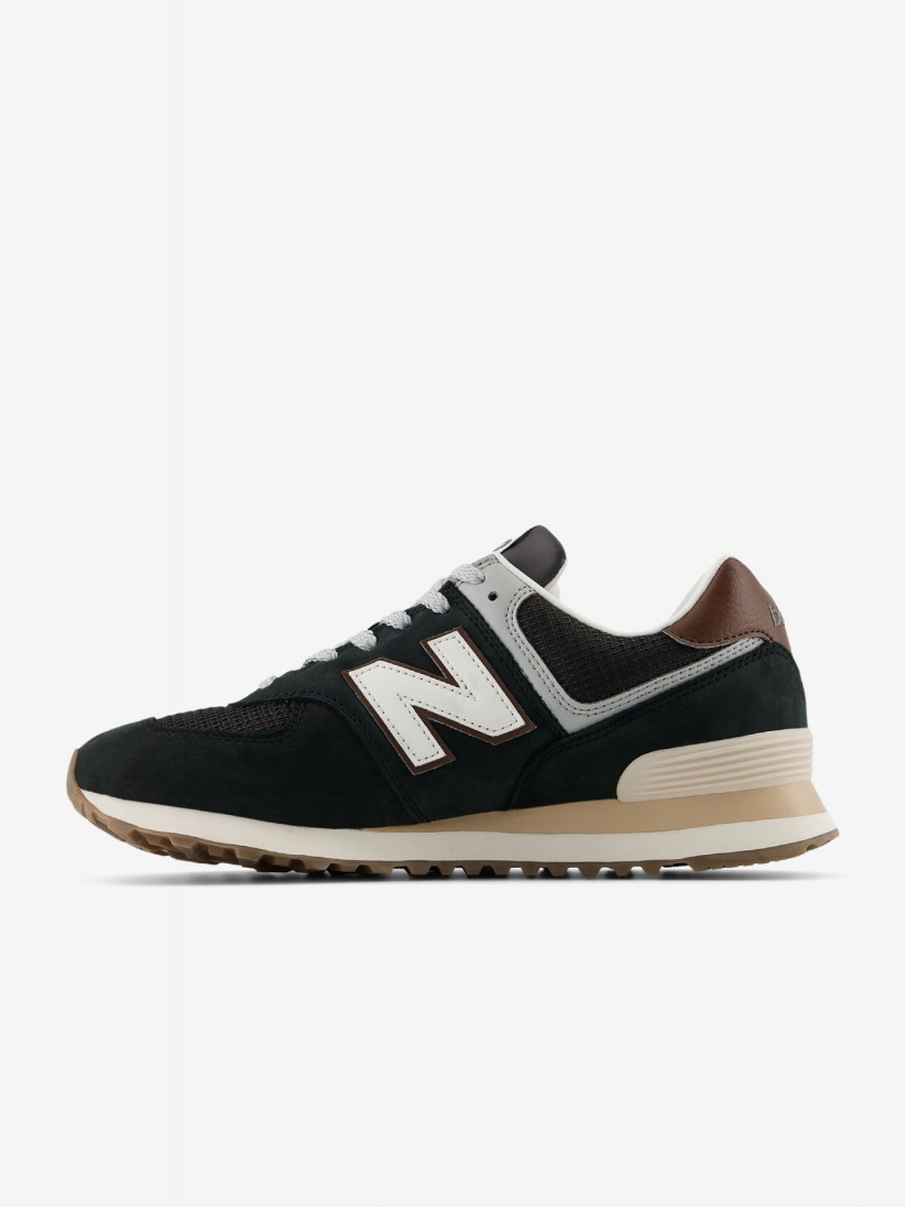 Sapatilhas New Balance U574 V2 Pretas, Castanhas e Cinzentas Sapatilhas New Balance U574 V2 Pretas, Castanhas e Cinzentas