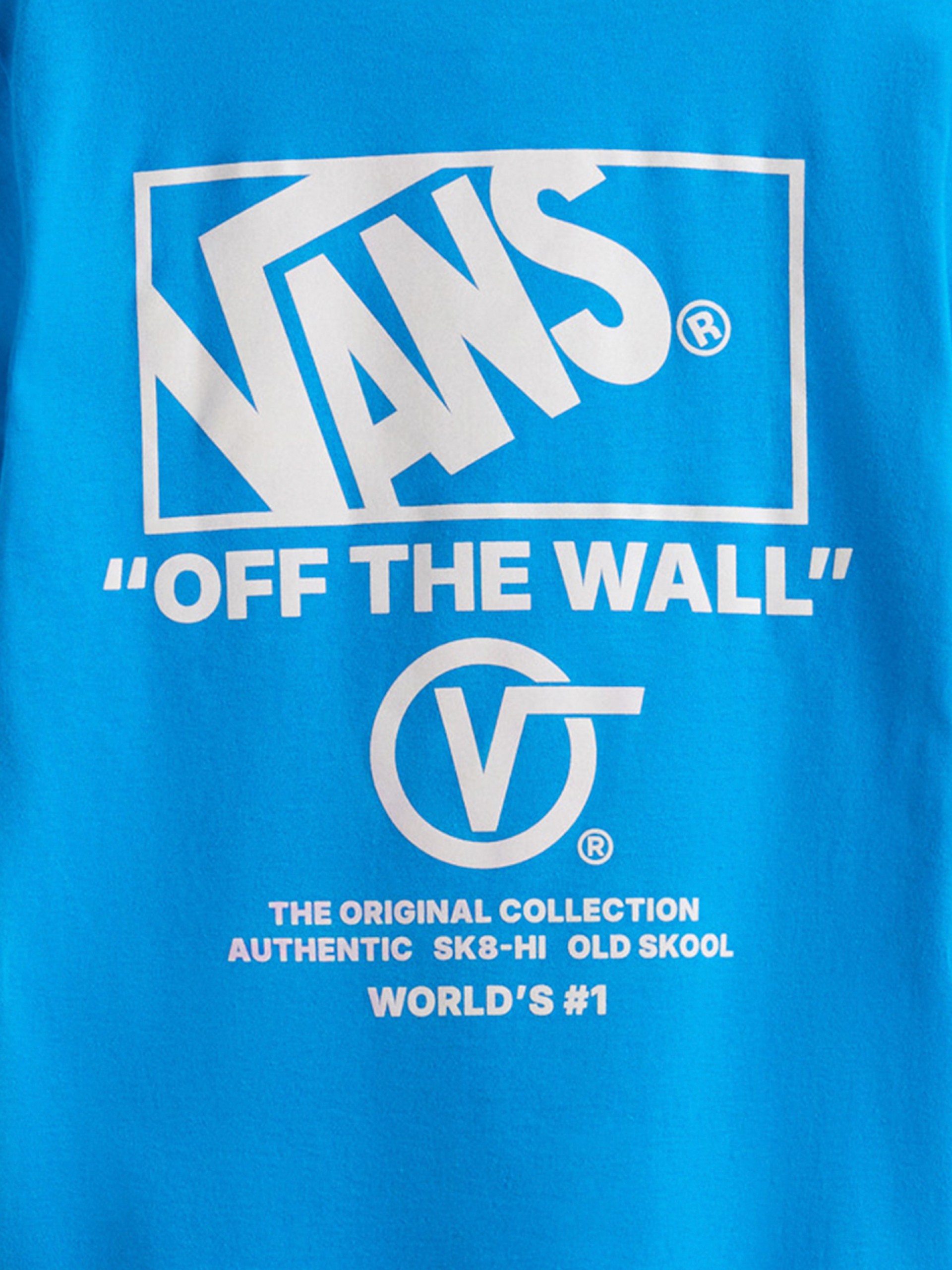 Vans Stacked Hi Kids Blue T-shirt