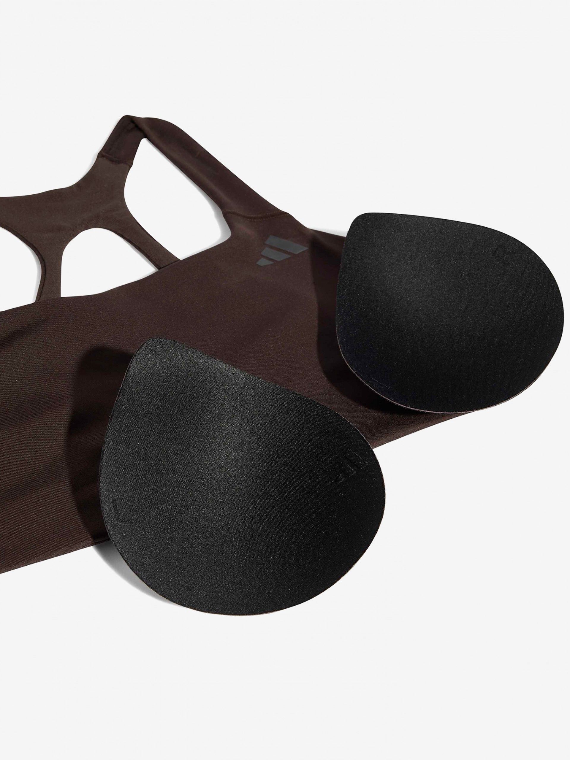 Adidas Optime Medium Support W Brown Sports Bra