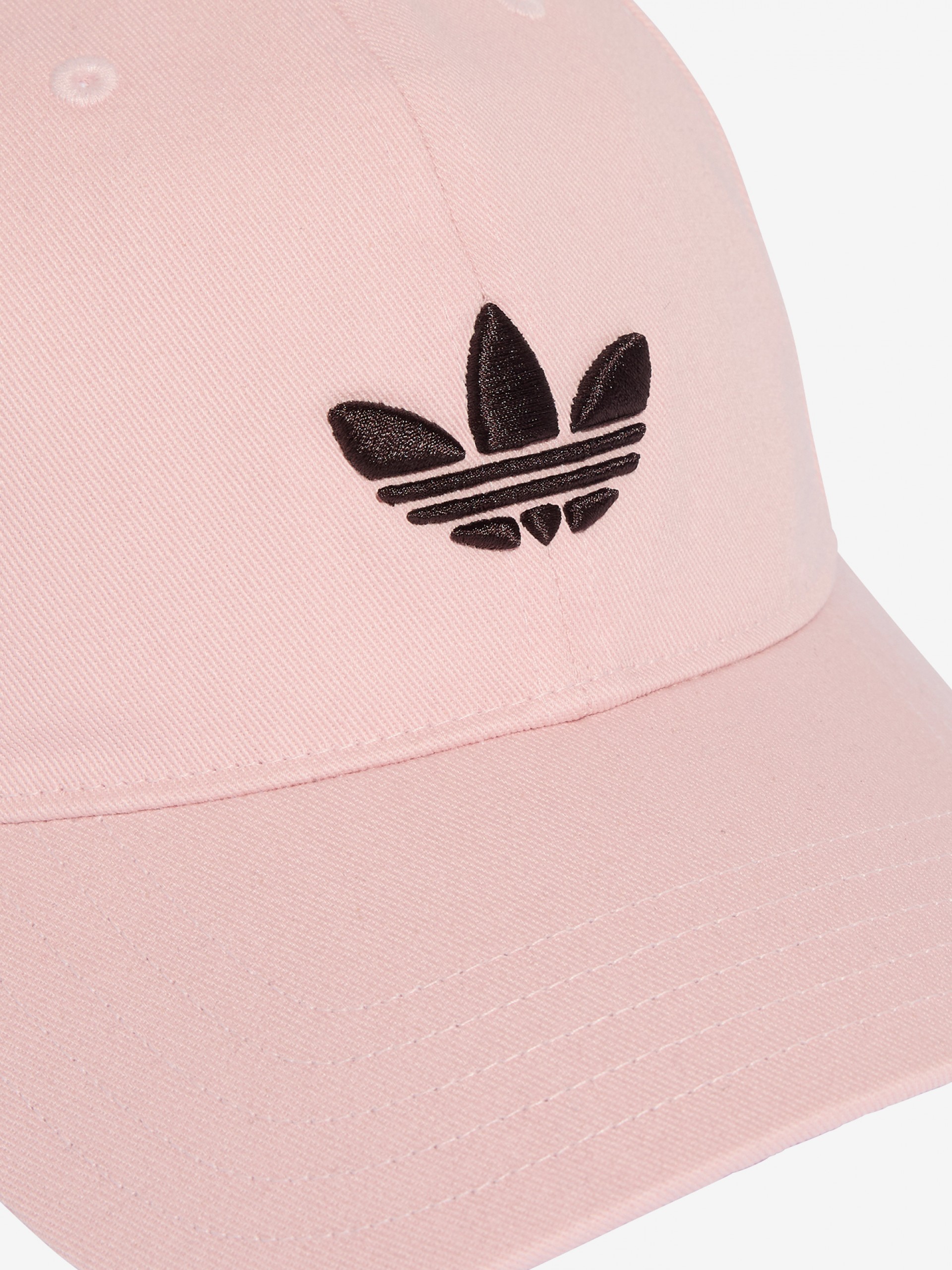 Boné Adidas Adicolor Classic Trefoil Baseball Rosa e Castanho
