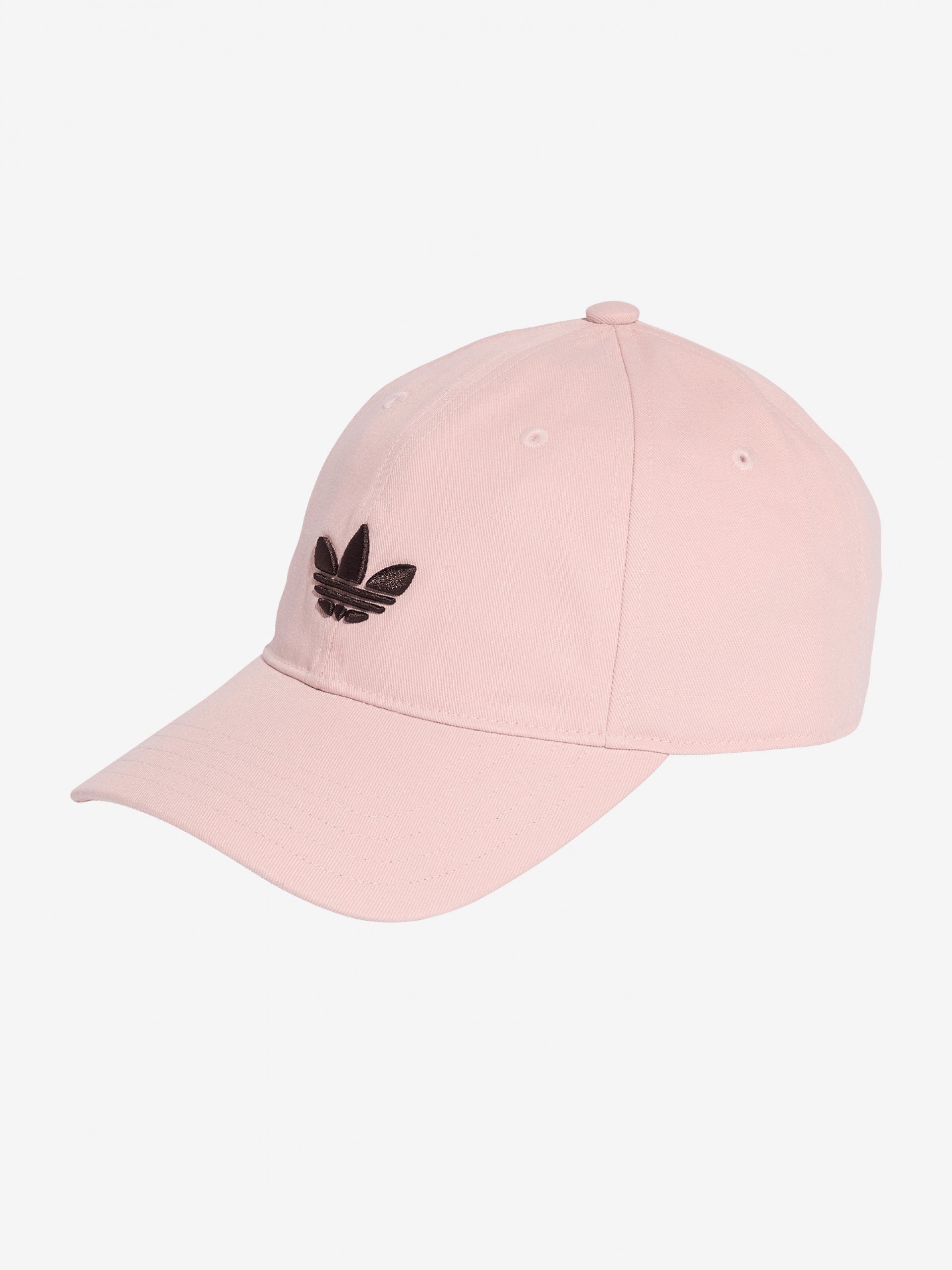 Boné Adidas Adicolor Classic Trefoil Baseball Rosa e Castanho