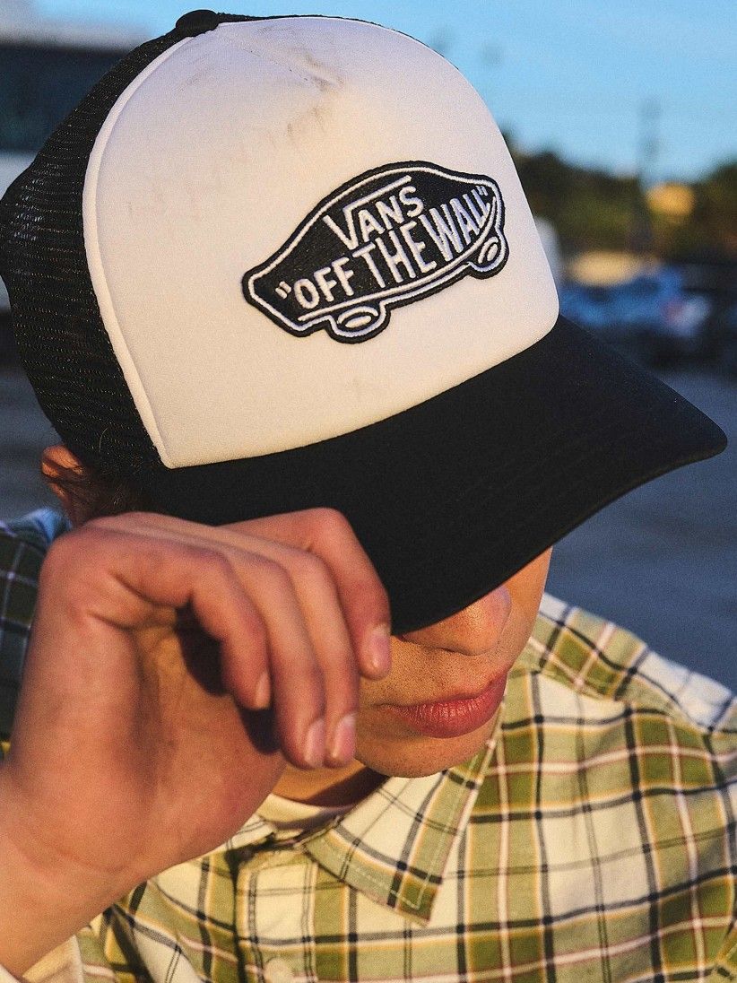 Vans Classic Trucker Black and White Cap