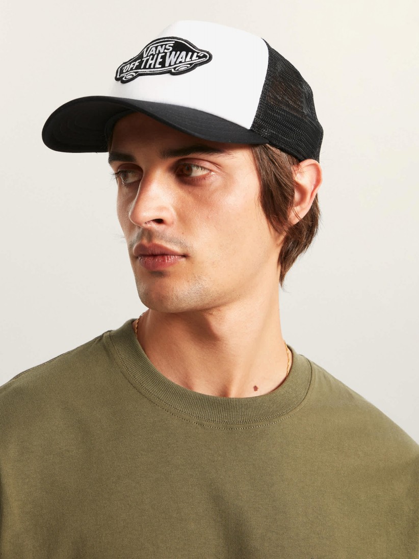 Vans Classic Trucker Black and White Cap