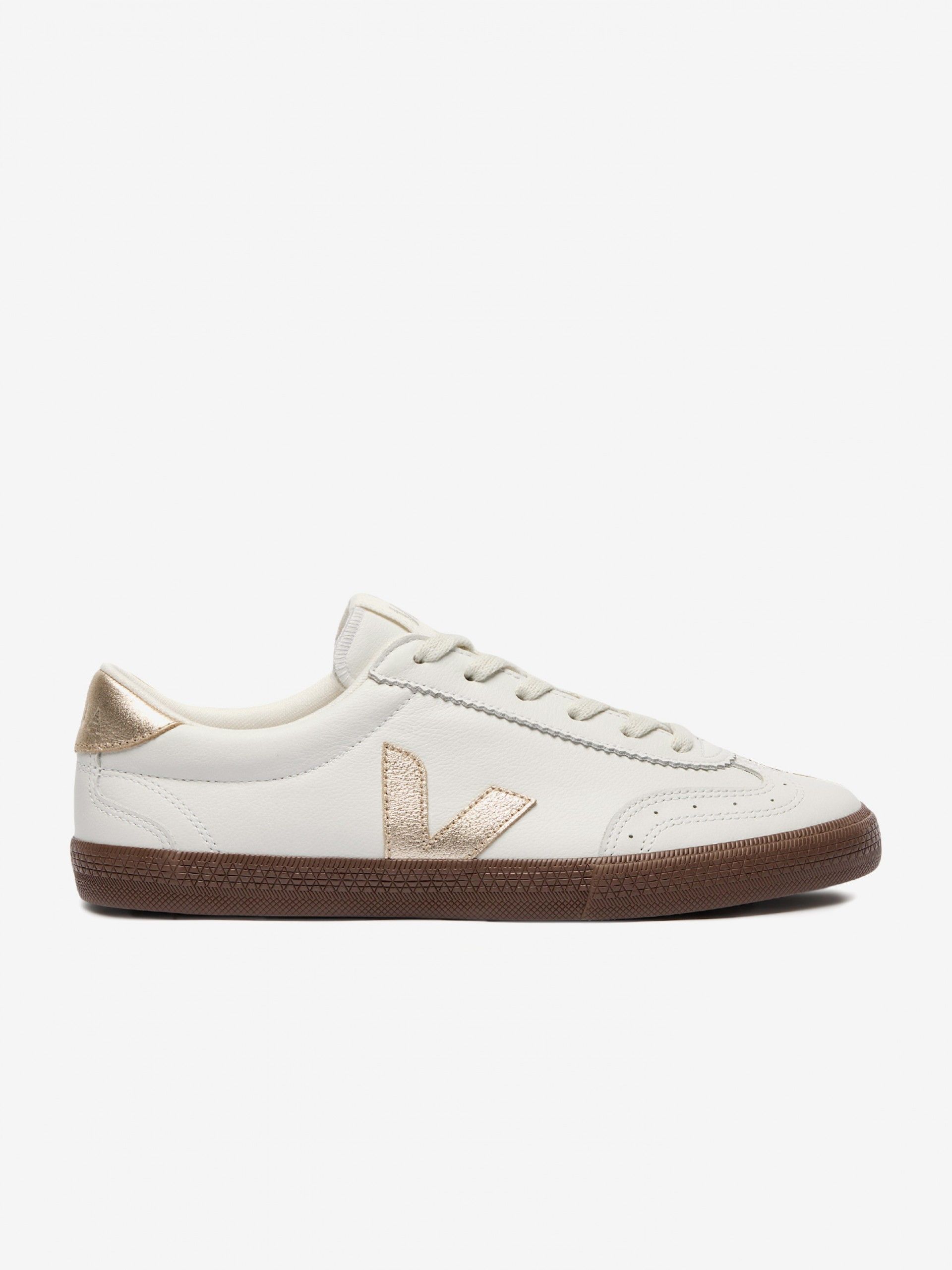 Zapatillas VEJA Volley Blancas y Doradas
