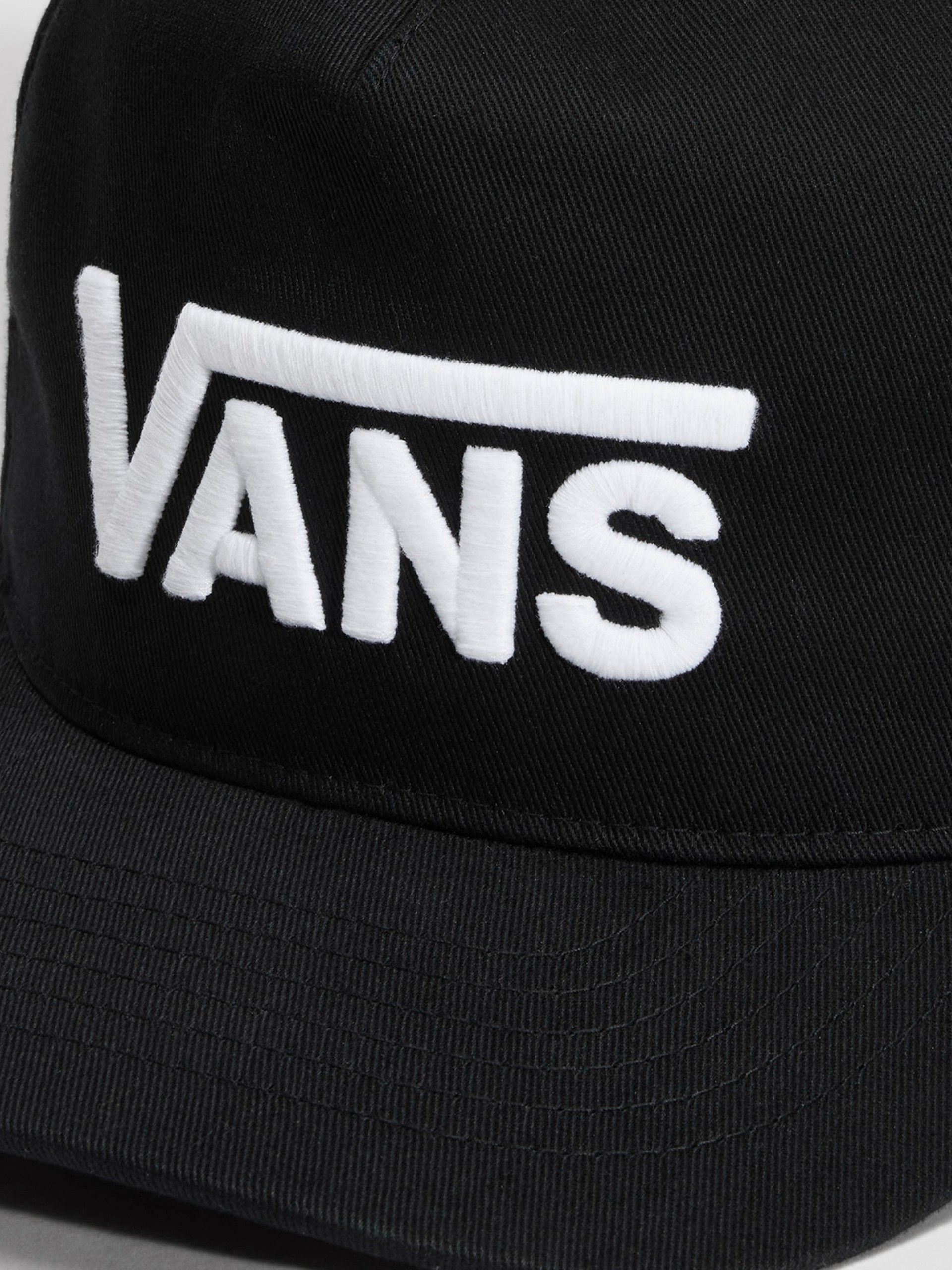 Vans Drop V Logo Snapback Black Cap